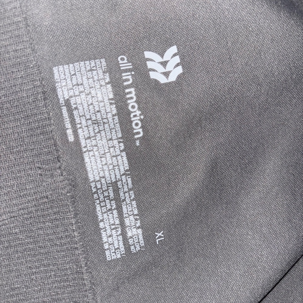 All in Motion Gray Sports Bra with Adjustable Straps - Picture 9 of 9